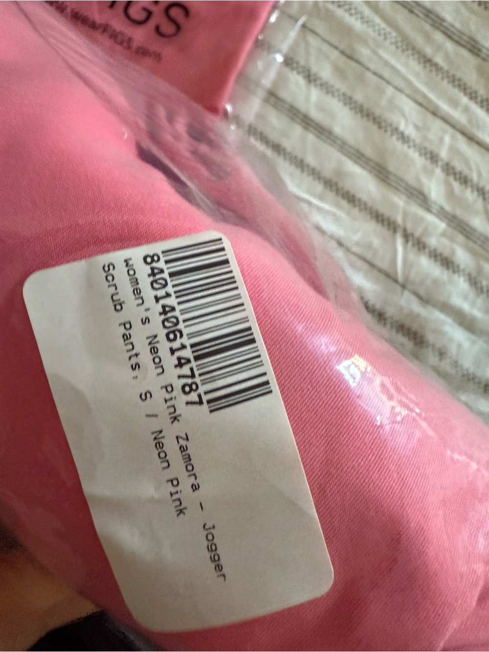 FIGS Pink Medical Scrub jogger - Picture 2 of 2
